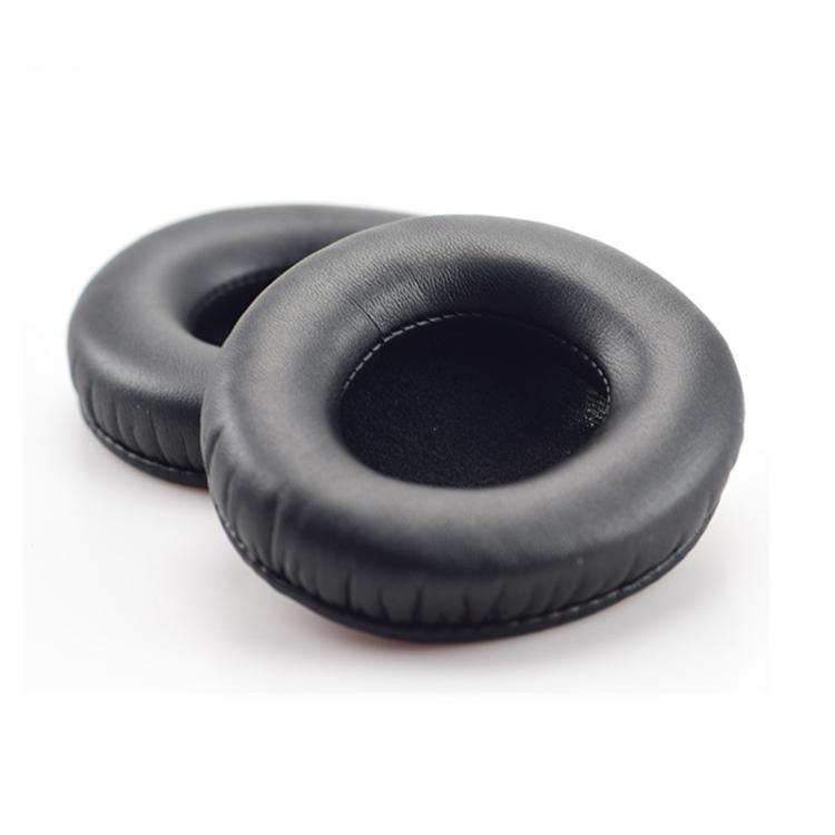 2pcs Protein Leather Earpads For Creative Aurvana Live 1(Black) - Earmuff & Pad by buy2fix | Online Shopping UK | buy2fix