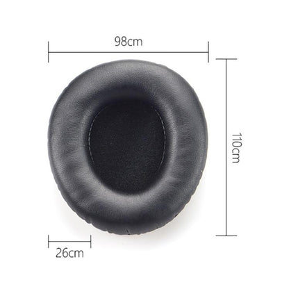 2pcs Protein Leather Earpads For Creative Aurvana Live 1(Black) - Earmuff & Pad by buy2fix | Online Shopping UK | buy2fix