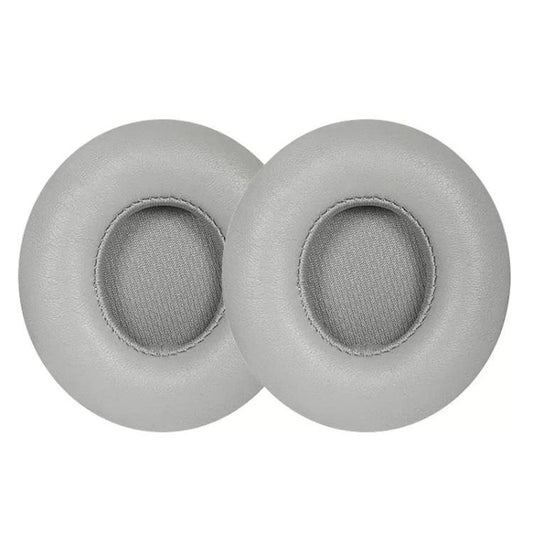1 Pair Protein Leather Replacement Earpads For Beats Solo3 / Solo2(Grey) - Earmuff & Pad by buy2fix | Online Shopping UK | buy2fix