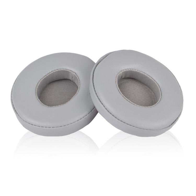 1 Pair Lambskin Replacement Earpads For Beats Solo3 / Solo2(Grey) - Earmuff & Pad by buy2fix | Online Shopping UK | buy2fix