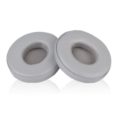 1 Pair Lambskin Replacement Earpads For Beats Solo3 / Solo2(Grey) - Earmuff & Pad by buy2fix | Online Shopping UK | buy2fix