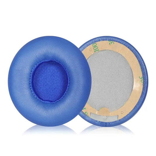 1 Pair Lambskin Replacement Earpads For Beats Solo3 / Solo2(Blue) - Earmuff & Pad by buy2fix | Online Shopping UK | buy2fix