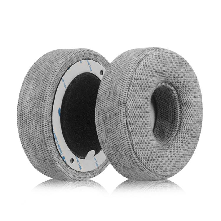 1 Pair Cotton Replacement Earpads For Beats Solo3 / Solo2(Grey) - Earmuff & Pad by buy2fix | Online Shopping UK | buy2fix