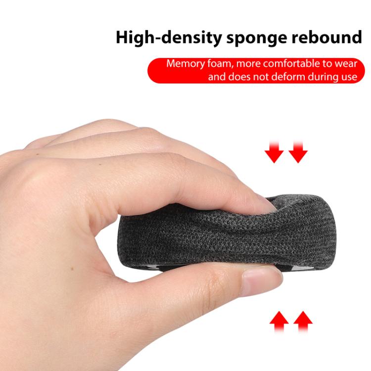 1 Pair Cotton Replacement Earpads For Beats Solo3 / Solo2(Grey) - Earmuff & Pad by buy2fix | Online Shopping UK | buy2fix