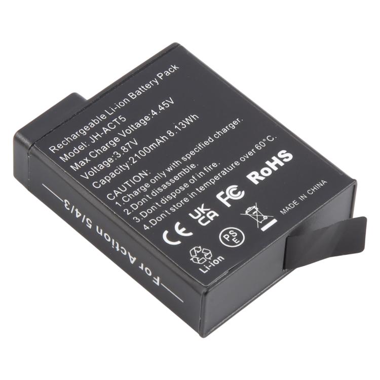 JH-ACT5 2100mAh Battery For DJI OSMO Action 5 Pro / 4 / 3 - Others by buy2fix | Online Shopping UK | buy2fix
