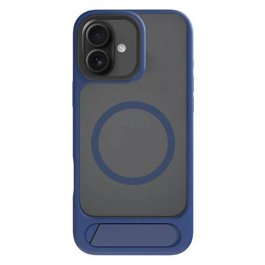 For iPhone 17 Kalebol MagSafe Invisible Tilt Holder PC Hybrid TPU Case(Navy Blue) - iPhone 17 Cases by Kalebol | Online Shopping UK | buy2fix