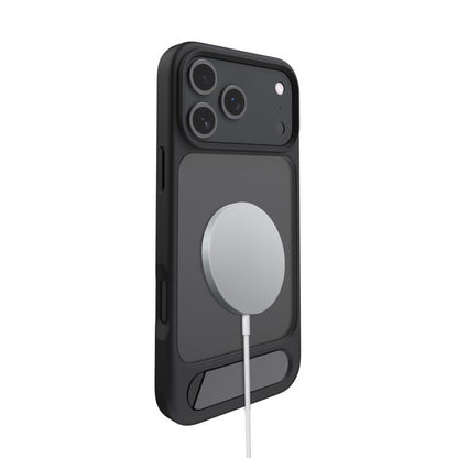 For iPhone Air Kalebol MagSafe Invisible Tilt Holder PC Hybrid TPU Case(Navy Blue) - iPhone Air Cases by Kalebol | Online Shopping UK | buy2fix