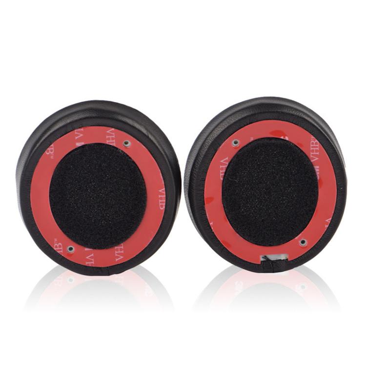 1 Pair Lambskin Replacement Earpads For Beats Solo3 / Solo2 Wireless(Black) - Earmuff & Pad by buy2fix | Online Shopping UK | buy2fix