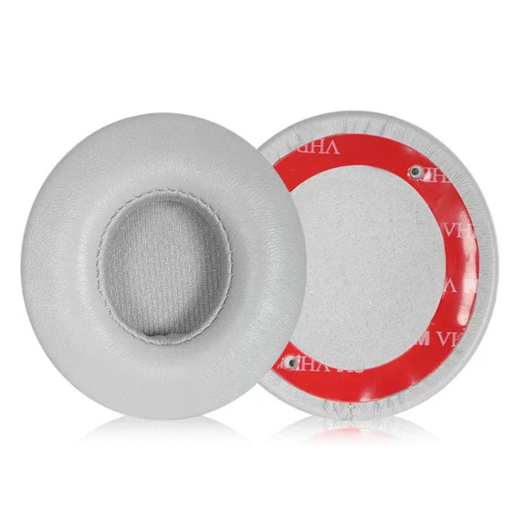 1 Pair Lambskin Replacement Earpads For Beats Solo3 / Solo2 Wireless(Grey) - Earmuff & Pad by buy2fix | Online Shopping UK | buy2fix