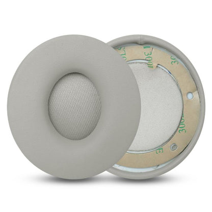 1 Pair Protein Leather Replacement Earpads For Beats Solo Pro(Grey) - Earmuff & Pad by buy2fix | Online Shopping UK | buy2fix