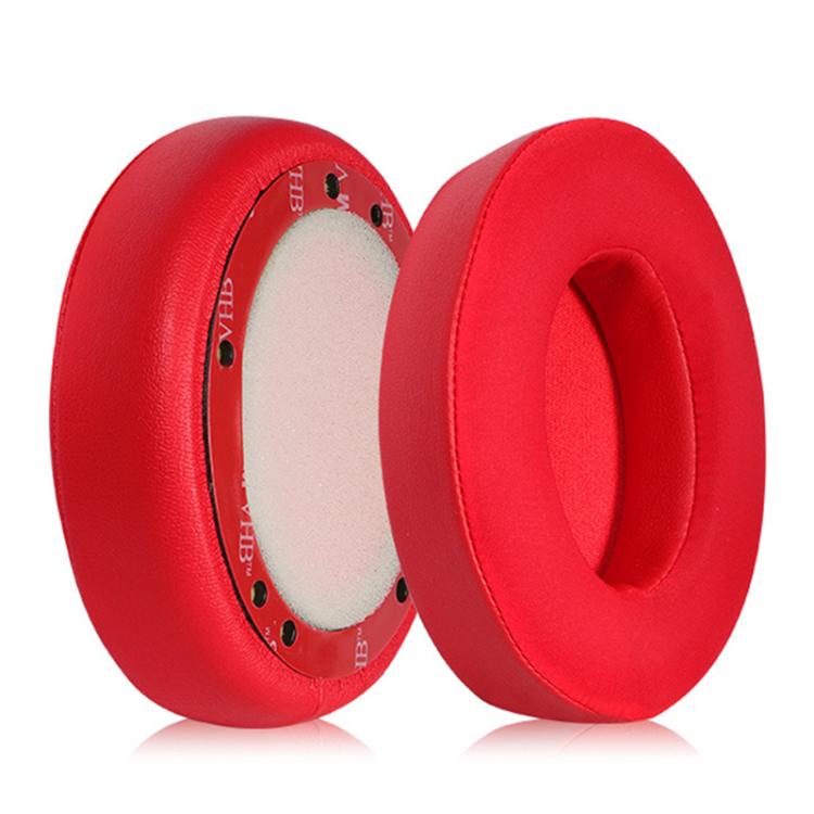 1 Pair Ice Feeling Gel Replacement Earpads For Beats Studio3 / 2(Red) - Earmuff & Pad by buy2fix | Online Shopping UK | buy2fix