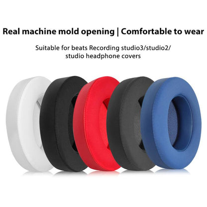 1 Pair Ice Feeling Gel Replacement Earpads For Beats Studio3 / 2(White) - Earmuff & Pad by buy2fix | Online Shopping UK | buy2fix