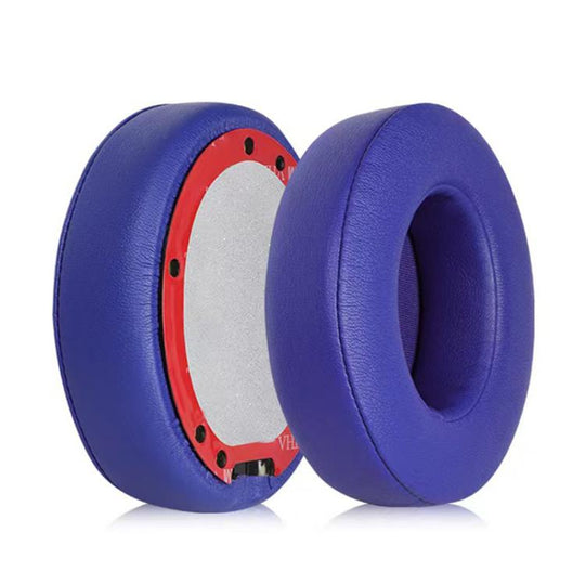 1 Pair Protein Leather Thickened 26mm Replacement Earpads For Beats Studio3 / 2(Blue)
