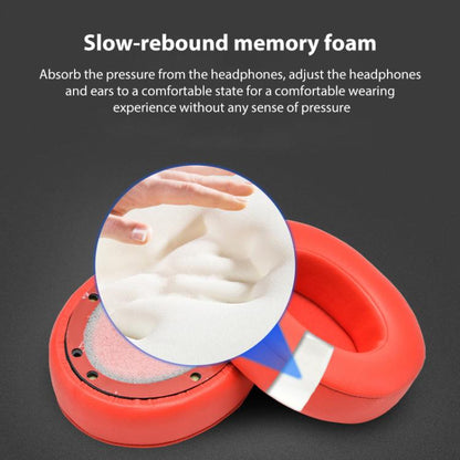 1 Pair Protein Leather Thickened 26mm Replacement Earpads For Beats Studio3 / 2(White) - Earmuff & Pad by buy2fix | Online Shopping UK | buy2fix