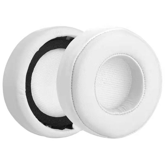 2pcs Protein Leather Replacement Earpads For Beats Studio Pro(White) - Earmuff & Pad by buy2fix | Online Shopping UK | buy2fix