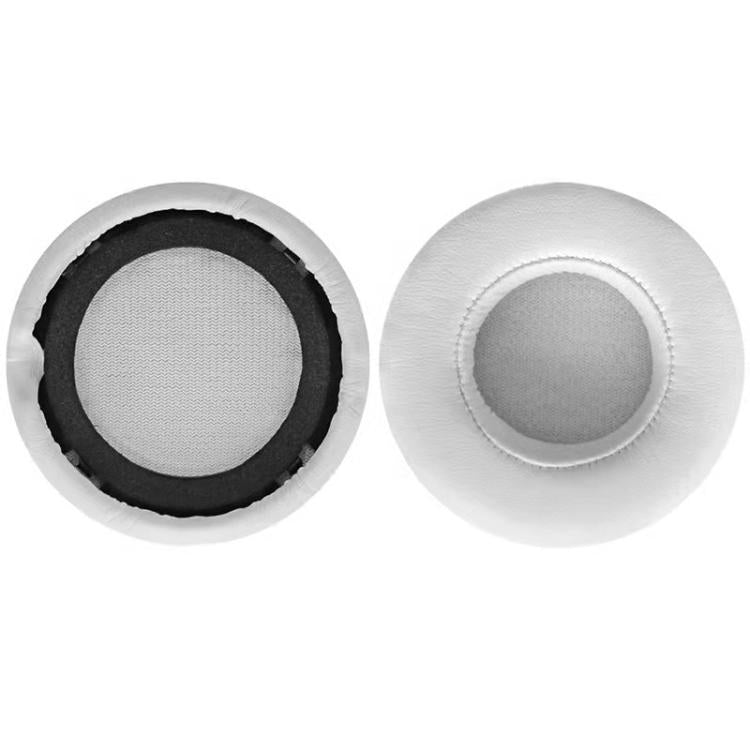 2pcs Protein Leather Replacement Earpads For Beats Studio Pro(White) - Earmuff & Pad by buy2fix | Online Shopping UK | buy2fix