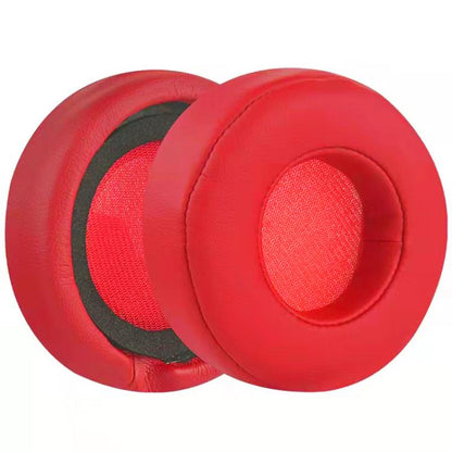 2pcs Protein Leather Replacement Earpads For Beats Studio Pro(Red) - Earmuff & Pad by buy2fix | Online Shopping UK | buy2fix