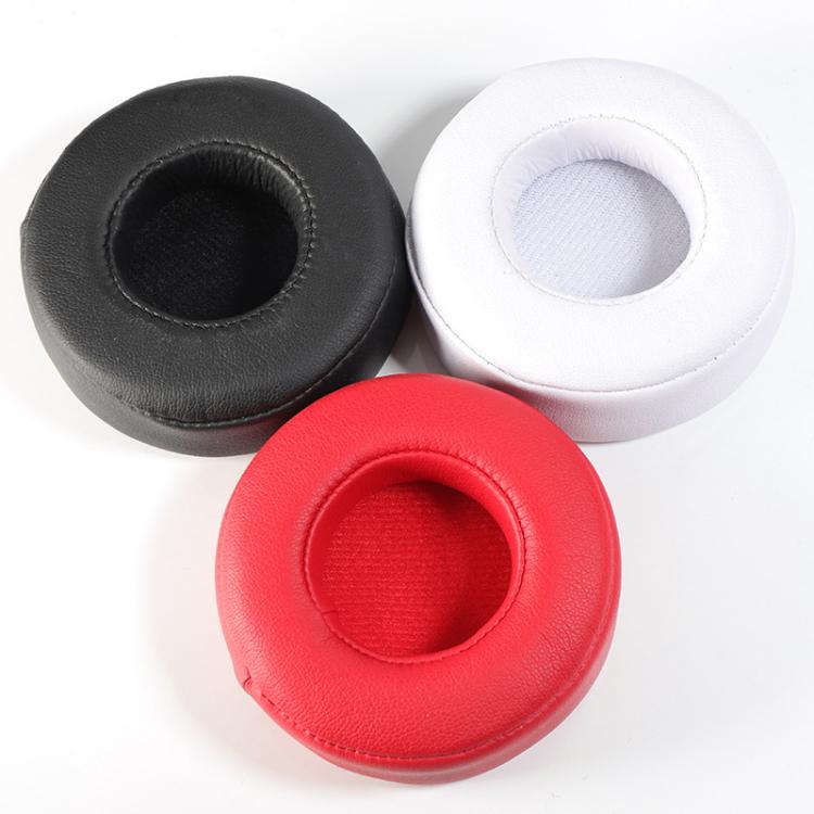 2pcs Protein Leather Replacement Earpads For Beats Studio Pro(White) - Earmuff & Pad by buy2fix | Online Shopping UK | buy2fix