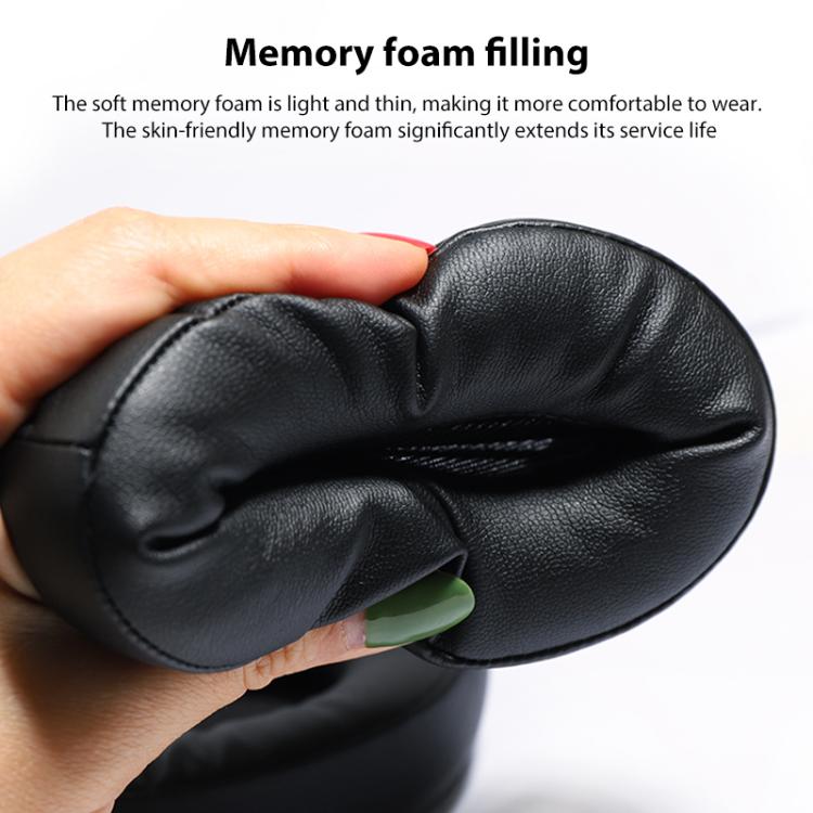 2pcs Protein Leather Replacement Earpads For EDIFIER G4 Pro(Black) - Earmuff & Pad by buy2fix | Online Shopping UK | buy2fix