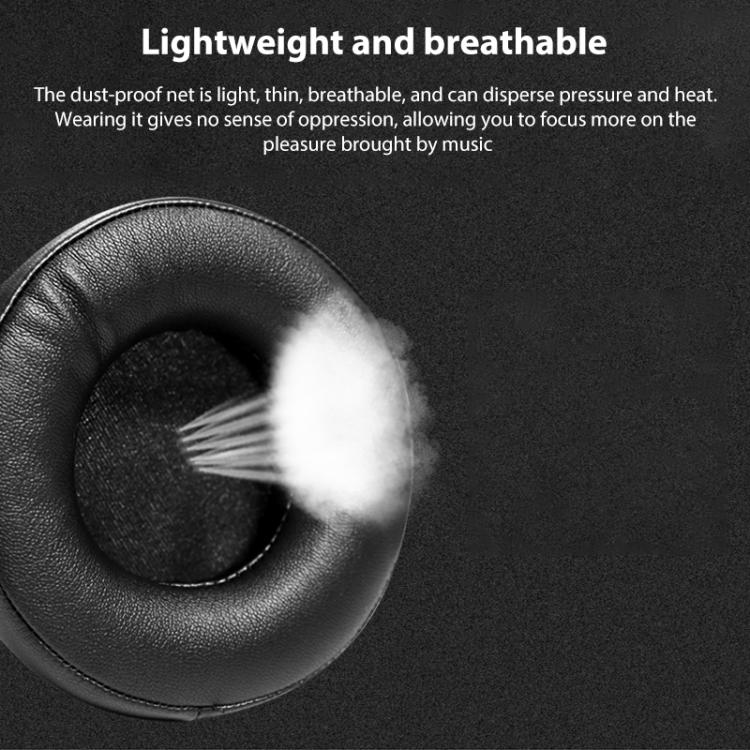 2pcs Protein Leather Replacement Earpads For EDIFIER G4 Pro(Black) - Earmuff & Pad by buy2fix | Online Shopping UK | buy2fix