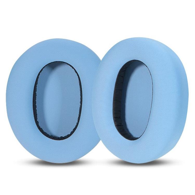 2pcs Ice Silk Cloth Replacement Earpads For EDIFIER W820NB / Free Pro / K820NC(Blue) - Earmuff & Pad by buy2fix | Online Shopping UK | buy2fix