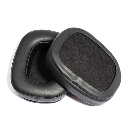 2pcs Protein Leather Replacement Earpads For EDIFIER H880(Black) - Earmuff & Pad by buy2fix | Online Shopping UK | buy2fix