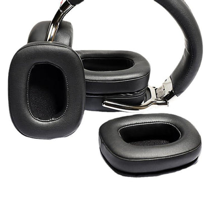 2pcs Protein Leather Replacement Earpads For EDIFIER H880(Black) - Earmuff & Pad by buy2fix | Online Shopping UK | buy2fix