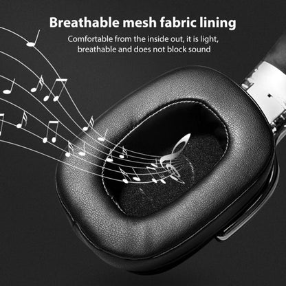 2pcs Protein Leather Replacement Earpads For EDIFIER H880(Black) - Earmuff & Pad by buy2fix | Online Shopping UK | buy2fix