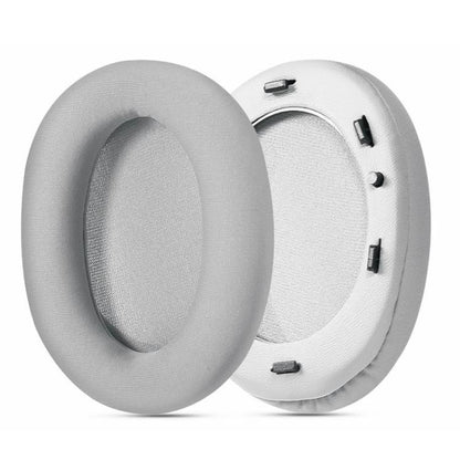 2pcs Ice Silk Cloth Snap-on Replacement Earpads For EDIFIER W800BT PLUS(Grey) - Earmuff & Pad by buy2fix | Online Shopping UK | buy2fix