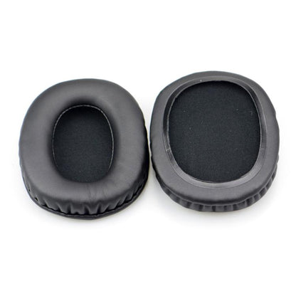 2pcs Ice Silk Cloth Snap-on Replacement Earpads For EDIFIER W800BT PLUS(Black) - Earmuff & Pad by buy2fix | Online Shopping UK | buy2fix