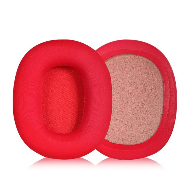 2pcs Ice Silk Cloth Replacement Earpads For EDIFIER W800BT / W800X / K800 / K815 / G20(Red) - Earmuff & Pad by buy2fix | Online Shopping UK | buy2fix