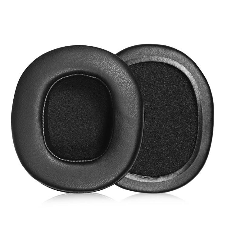 2pcs Protein Leather Replacement Earpads For EDIFIER W800BT(Black) - Earmuff & Pad by buy2fix | Online Shopping UK | buy2fix