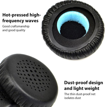 2pcs Protein Leather Replacement Earpads For EDIFIER H690 / W570BT / W670BT / H690P(Grey) - Earmuff & Pad by buy2fix | Online Shopping UK | buy2fix