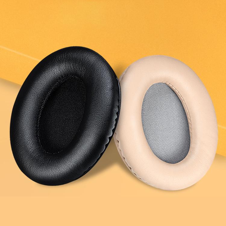 2pcs Protein Leather Replacement Earpads For EDIFIER H840 / H841P / K830 / G3 / K5000 / K6500(Apricot) - Earmuff & Pad by buy2fix | Online Shopping UK | buy2fix