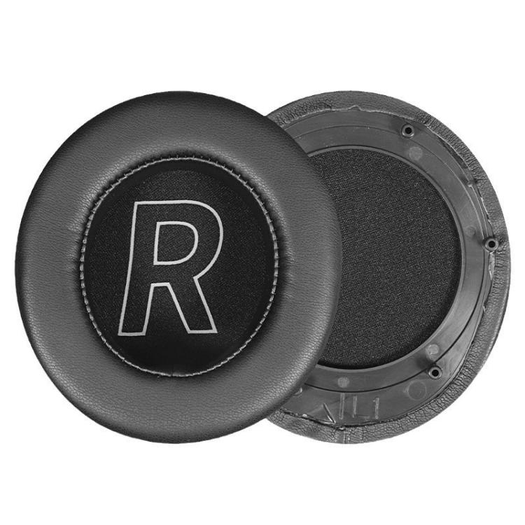 1 Pair Protein Leather Replacement Earpads For EDIFIER HECATE GX(Black) - Earmuff & Pad by buy2fix | Online Shopping UK | buy2fix