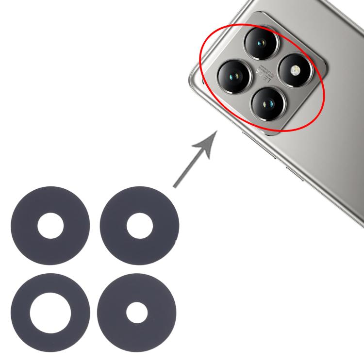 For Xiaomi 14T Pro 5G 10set OEM Back Camera Lens - Camera by buy2fix | Online Shopping UK | buy2fix