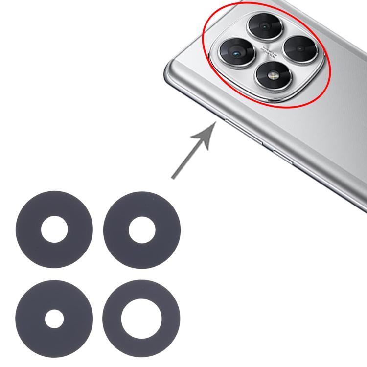 For Xiaomi POCO X7 10set OEM Back Camera Lens - Camera by buy2fix | Online Shopping UK | buy2fix