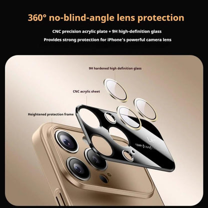 For iPhone 16 Kalebol Large Window MagSafe Frosted PC Phone Case(Titanium Color) - More iPhone Cases by Kalebol | Online Shopping UK | buy2fix