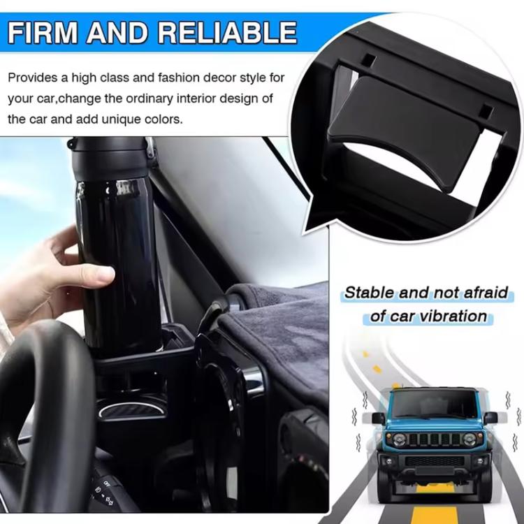 For Suzuki Jimny JB74 / JB64 2018- Car Air Outlet Water Cup Holder(Black) - Car Drink Holders by buy2fix | Online Shopping UK | buy2fix