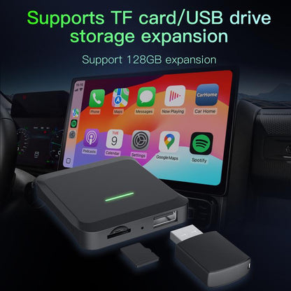 A113 Android 13 Wired CarPlay, Android Auto to Wireless Smart Box(Black) - Bluetooth Adapters by buy2fix | Online Shopping UK | buy2fix