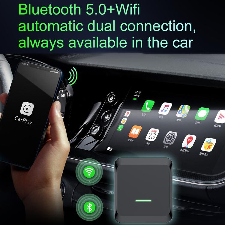A113 Android 13 Wired CarPlay, Android Auto to Wireless Smart Box(Black) - Bluetooth Adapters by buy2fix | Online Shopping UK | buy2fix