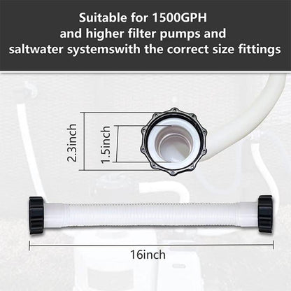 16 inch Pool hose For Intex Filter Pump - Swimming Pool Parts by buy2fix | Online Shopping UK | buy2fix
