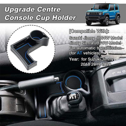 For Suzuki Jimny JB74 / JB64 2019- Car Automatic Transmission AT Central Control Storage Box, with Anti-slip Mats(Black) - Stowing Tidying by buy2fix | Online Shopping UK | buy2fix