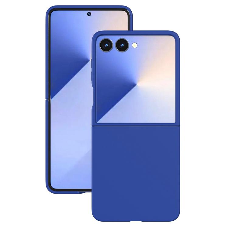 For Samsung Galaxy Z Flip7 Kalebol Paint-sprayed Solid Color PC Phone Case(Blue) - Galaxy Z Flip7 5G Cases by Kalebol | Online Shopping UK | buy2fix