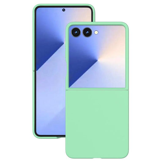For Samsung Galaxy Z Flip7 Kalebol Paint-sprayed Solid Color PC Phone Case(Light Green) - Galaxy Z Flip7 5G Cases by Kalebol | Online Shopping UK | buy2fix
