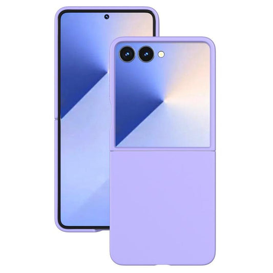 For Samsung Galaxy Z Flip7 Kalebol Paint-sprayed Solid Color PC Phone Case(Purple) - Galaxy Z Flip7 5G Cases by Kalebol | Online Shopping UK | buy2fix