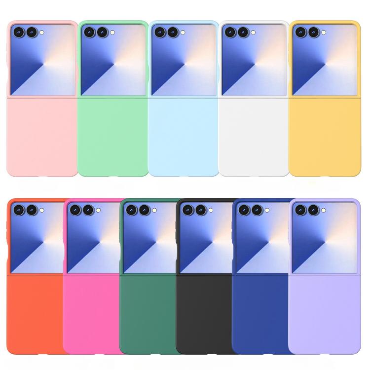 For Samsung Galaxy Z Flip7 Kalebol Paint-sprayed Solid Color PC Phone Case(Yellow) - Galaxy Z Flip7 5G Cases by Kalebol | Online Shopping UK | buy2fix