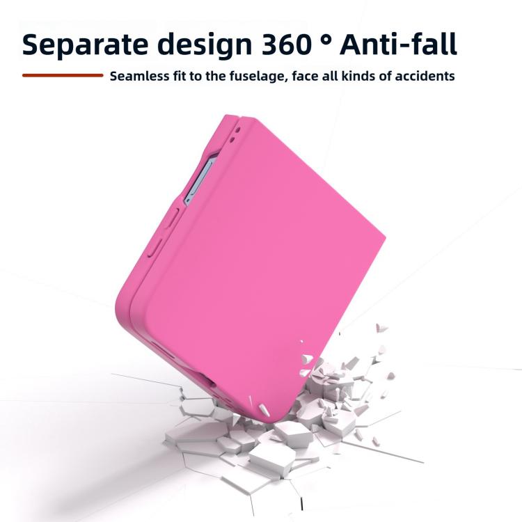 For Samsung Galaxy Z Flip7 Kalebol Paint-sprayed Solid Color PC Phone Case(Pink) - Galaxy Z Flip7 5G Cases by Kalebol | Online Shopping UK | buy2fix