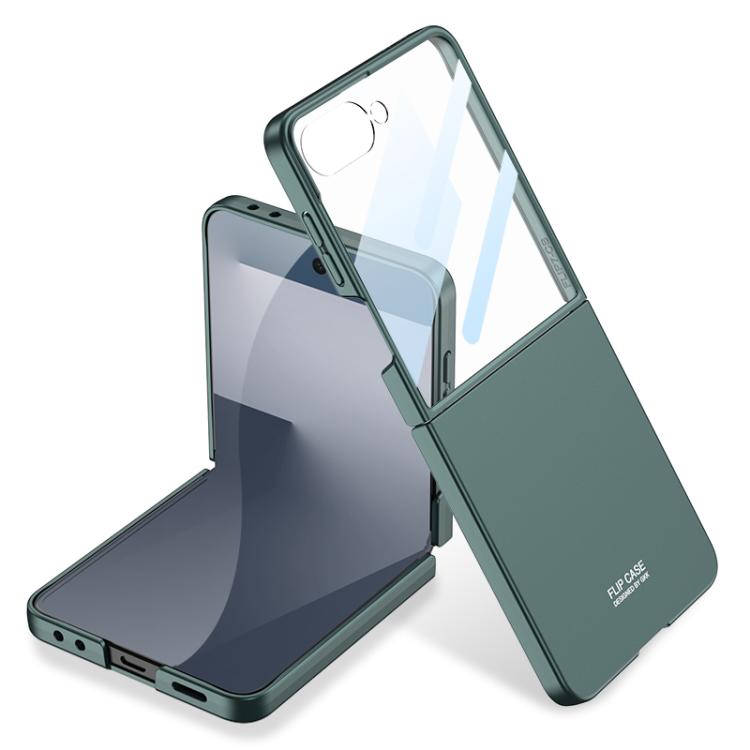 For Samsung Galaxy Z Flip7 5G GKK Integrated Ultra-thin Full Coverage Phone Case(Green) - Galaxy Z Flip7 5G Cases by GKK | Online Shopping UK | buy2fix