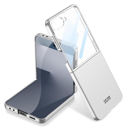 For Samsung Galaxy Z Flip7 5G GKK Integrated Ultra-thin Full Coverage Phone Case(Silver) - Galaxy Z Flip7 5G Cases by GKK | Online Shopping UK | buy2fix